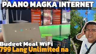 PAANO MAGKA INTERNET NG MURA SA BUKID  BUDGET MEAL WIFI [upl. by Dekeles]