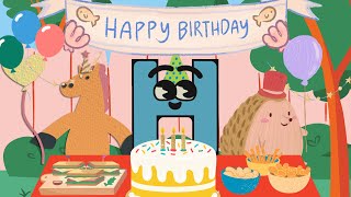 Happy Birthday Alphabet H Learn the Alphabet  Animals  Words with H  Preschool ABC Stories [upl. by Bowles]