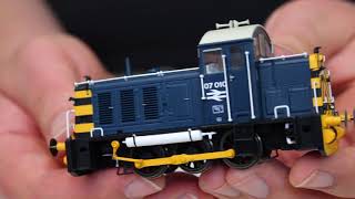 Heljan Class 07 Diesel Shunter in BR TOPS Blue  Unboxing and Review [upl. by Hardie478]