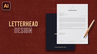 How to Create Letterhead in Adobe Illustrator  GFX Tutorials [upl. by Llennoj798]