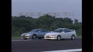 S14 Silvia vs Integra Type R Drag Race Best Motoring [upl. by Maddi]