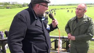 Ben Dunnell talks to Sqn Ldr Mark Disco Discombe OC BBMF [upl. by Harlow38]