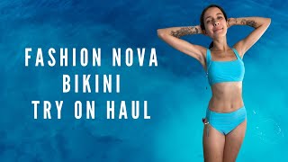 Fashion Nova Bikini Try On Haul [upl. by Kristos]