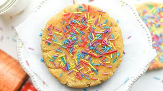 5 MINUTE Birthday Cake Keto Cookie Recipe [upl. by Martens]