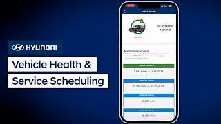 Vehicle Health and Service Scheduling  Bluelink®  Hyundai [upl. by Natica]