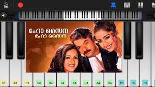 Hosaina Hosaina  EASY and SLOW Piano Tutorial  Chathikkatha Chanthu [upl. by Rodnas]