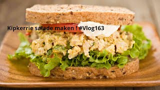 Kip kerrie salade maken   Vlog163 [upl. by Zere]