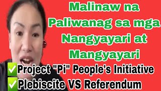 AttyTrixie Malinaw na nag Paliwanag about sa Project Pi  Plebiscite VS Referendum [upl. by Cia409]