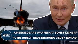 PUTINS KRIEG quotEine unbesiegbare Waffe Hat sonst keinerquot SuperRakete Neue Drohung gegen Europa [upl. by Desta]