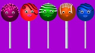 Finger Family Chocolate Pop ball balloon Chocolate Pop Finger Family Songs [upl. by Leina582]