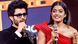 The most happening Vijay Deverakonda and Rashmika Mandanna captivate with their loving speeches [upl. by Nailuj]