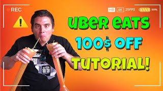 Uber Eats Promo Code  Uber Eats 100 Coupon For Existing Users [upl. by Dietsche]