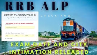 RRB assistant loco pilot exam date and city released check now [upl. by Atniuq]