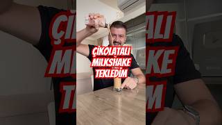 Çikolatalı Milkshake tekledim işbirliği challenge shorts tiktok [upl. by Ardnasak942]