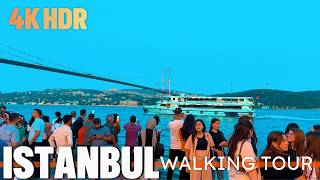 Ortakoy Istanbul in Stunning 4K HDR A Captivating Walking Tour Experience [upl. by Mountford]