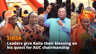 Leaders give Raila their blessing on his quest for AUC chairmanship [upl. by Nevaed]