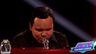 Kodi Lee Full Performance amp Judges Comments Qualifiers Week 1  Americas Got Talent Fantasy League [upl. by Annia]