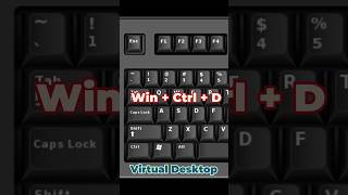 How to Add a virtual desktop in Windows 10 shorts shortcuts youtubeshorts [upl. by Verbenia635]