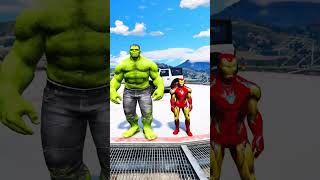 HULK OR IRON MAN SE LIYA BADLA 😂 GTA 5 shorts gta5 [upl. by Yelsiap]