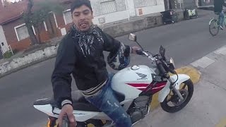 Attempted robbery at gunpoint caught on GoPro [upl. by Teufert]