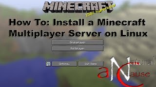 How To Install a Minecraft Multiplayer Server on Linux Bukkit 164 [upl. by Liss]