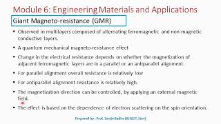 What are Magnetoresistive Materials GMR and CMR Materials [upl. by Elspeth]