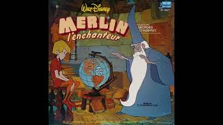 Merlin lEnchanteur Raconté par Georges Chamarat disney merlin dessinanimé [upl. by Ehcor20]