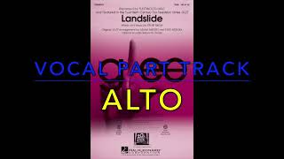 Landslide  ALTO Vocal Part Track  Fleetwood Mac  Glee Arrangement Lojeski [upl. by Anama216]