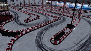 Assetto Corsa indoor kart track wip [upl. by Assilem652]