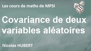 Covariance de deux variables aléatoires [upl. by Waldack522]