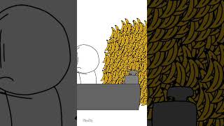 How many bananas do you have Animation meme flipaclip animation memes shorts short [upl. by Nolram]