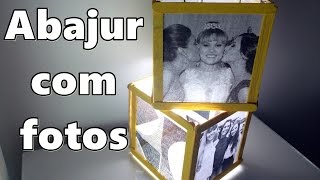 DIY Abajur com fotos [upl. by Airpac]