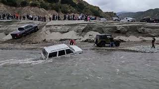 Azusa canyon  swamped white jeep  61123 [upl. by Neilson]