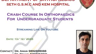 CRASH COURSE OF ORTHOPEDICS FOR FINAL YEAR MBBS STUDENTS PART3 [upl. by Nivan766]