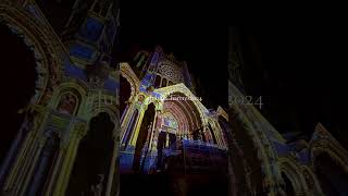 Cathédrale de Chartres en lumière  illumination [upl. by Bean891]