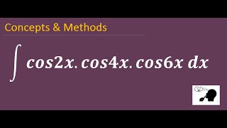 integrate cos2x cos4x cos6x dx  Integral cos 2x cos 4x cos 6x dx [upl. by Nabe]