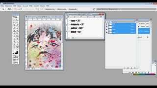 Tutorial  Vierfarbdruck  CMYK Farbseparation für den Siebdruck in Photoshop erstellen [upl. by Akerley426]