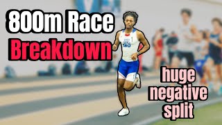 How NOT to run an 800m race Full 800m Race Breakdown from Commodore Challenge 2024 [upl. by Alinna]