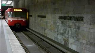 UBahn Nürnberg Bahnhof Jakobinenstraße U1 HD [upl. by Charley]