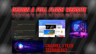 DESIGN A FULL FLUSH WEBSITE   I TECH TECHNOLOGY [upl. by Heymann]