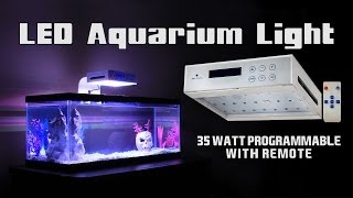 LED Aquarium Light Programmable with Remote [upl. by Oluap]