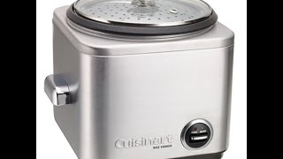 Review Cuisinart CRC400 Rice Cooker Stainless Steel 4Cup [upl. by Willtrude45]