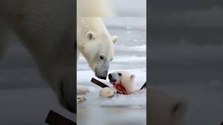 A mother bears love for her injured cub and the sailors kindness are truly heartwarming [upl. by Ransome]