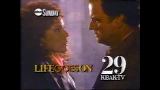 Life Goes On with guest star Kerrie Keane 1992 ABC commercial [upl. by Aicilas334]