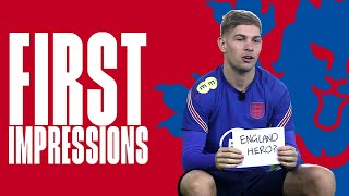 CallUp Reactions England Heroes amp Funniest Nicknames  Emile Smith Rowe  First Impressions [upl. by Lesslie]