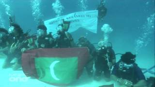 Maldives National Anthem underwater [upl. by Munro]