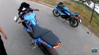 GSX PÔ ZIN vs GSX PÔ ĐỘ ai mạnh hơn  GSX R150 [upl. by Riehl]