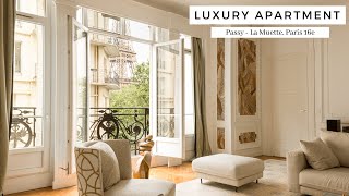 Eiffel Tower View Luxury Paris Apartment For Rent 4 Bedrooms Passy 16th District Rue Beethoven 61729 [upl. by Phox]