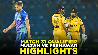 PSL 9  Full Highlights  Multan Sultans vs Peshawar Zalmi  Match 31  Qualifier  M2A1A [upl. by Ellett]