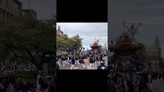 【岸城神社 宮入 1番 中北町 】 だんじり 岸和田だんじり祭 岸和田だんじり祭り 岸和田だんじり祭り 岸和田だんじり 岸和田 岸和田祭 [upl. by Asiram]